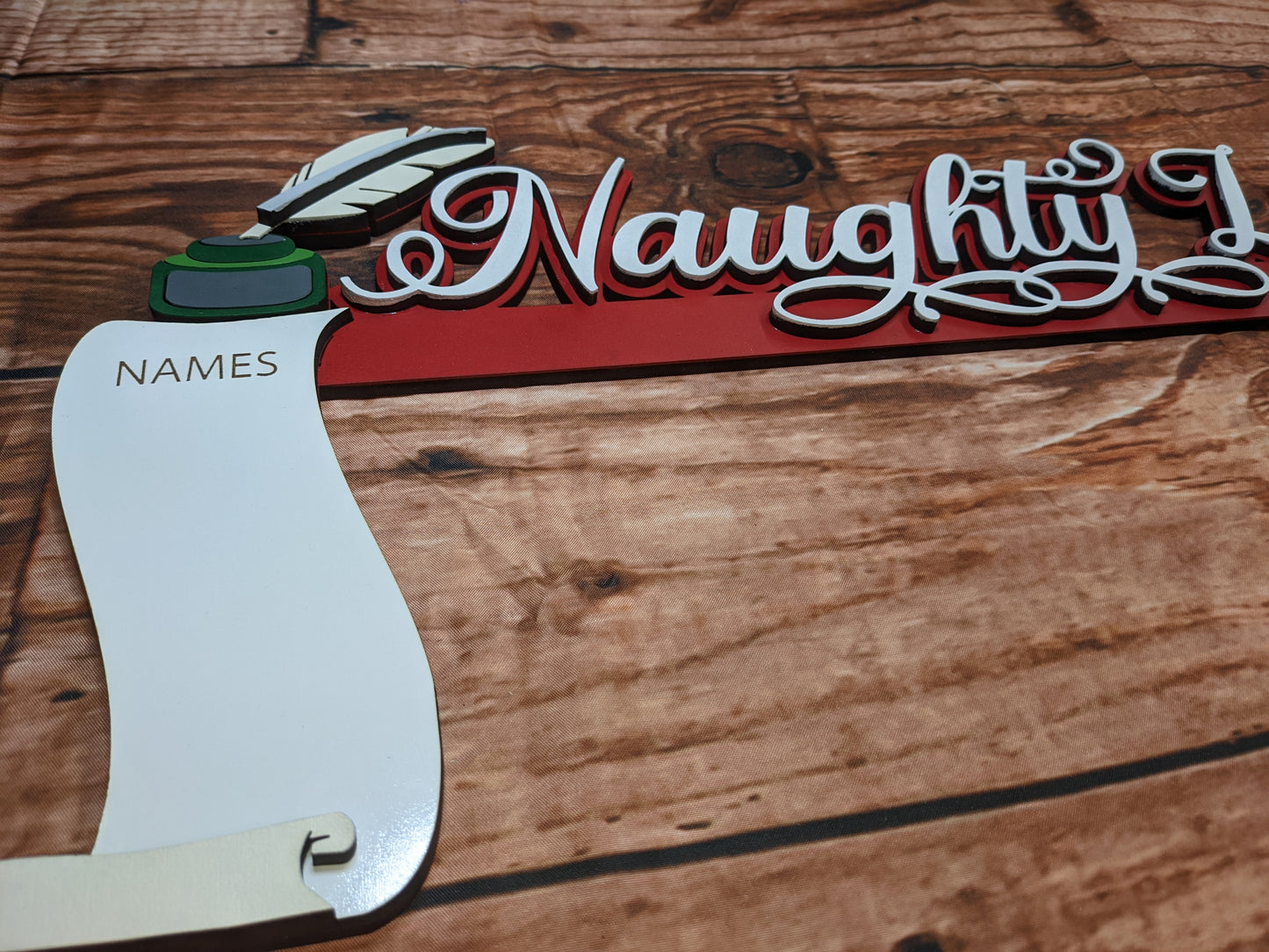 Naughty or Nice Door Frame Corner