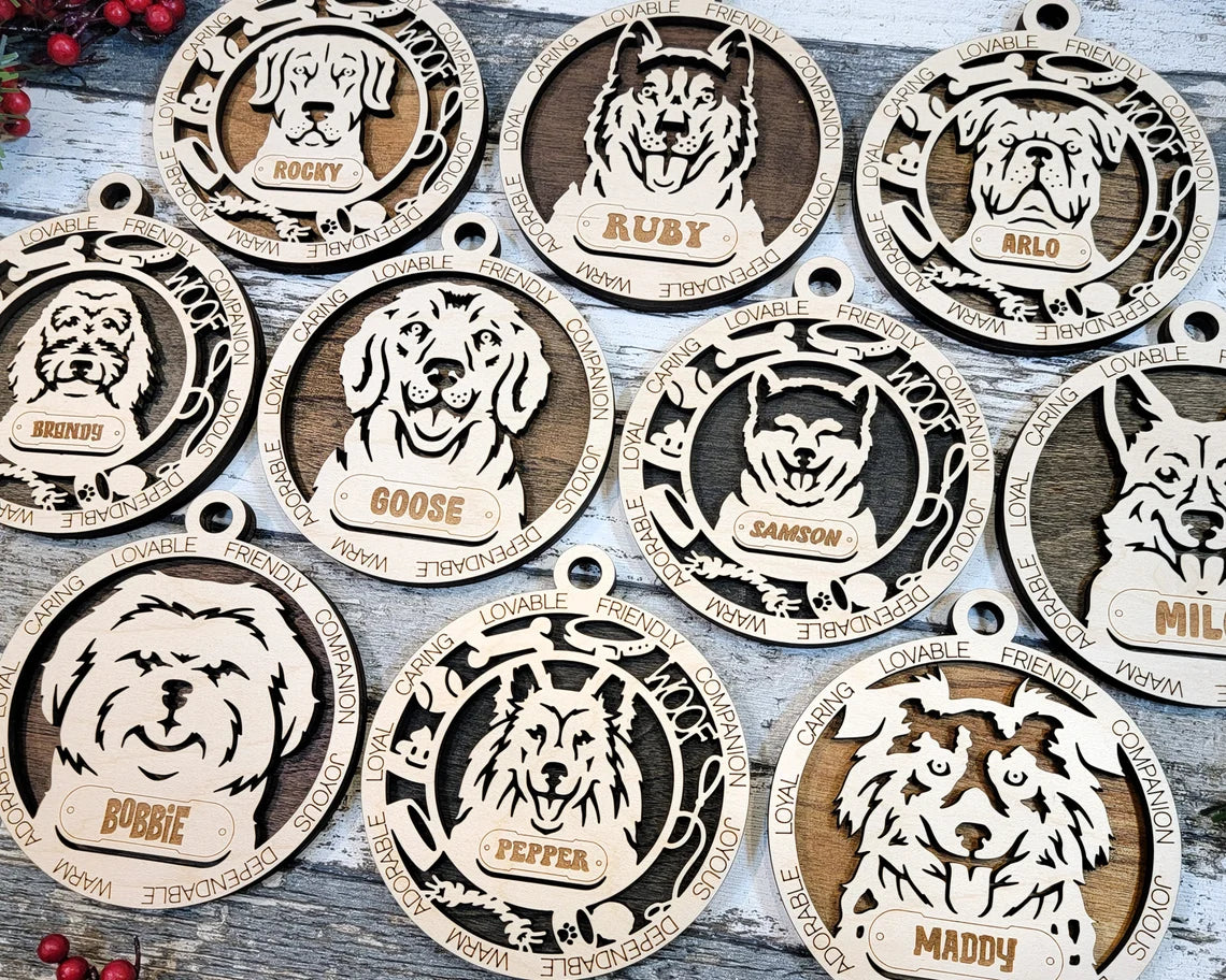 Dog Breed Ornaments