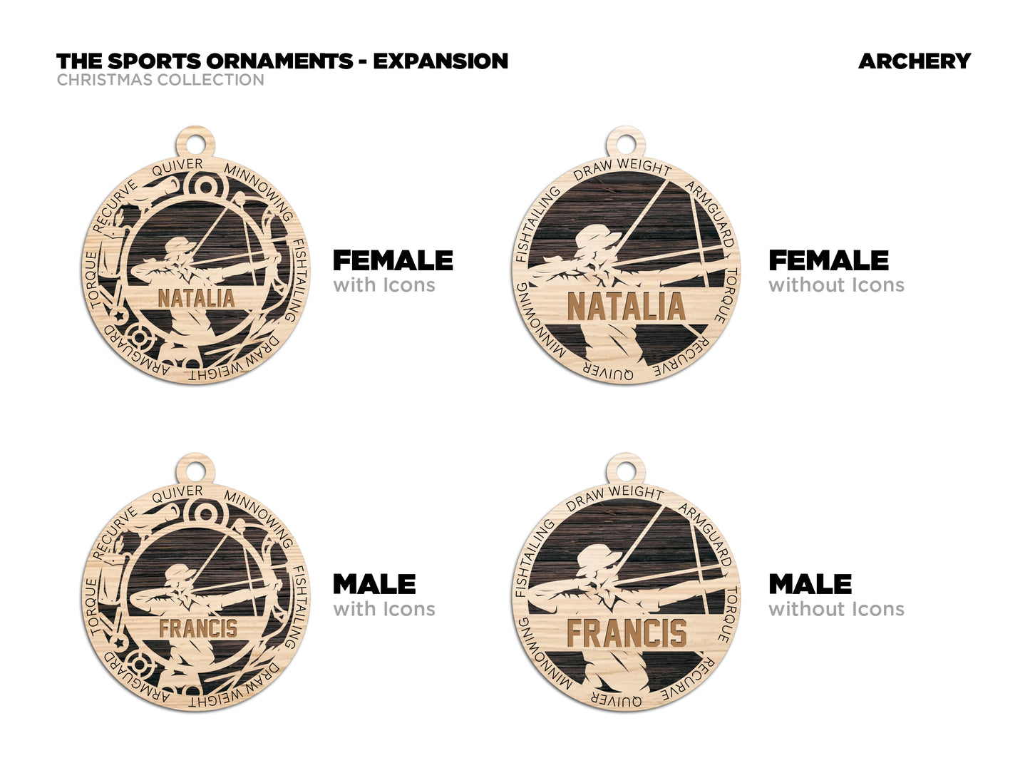 Archery & Hunting - Sports Ornaments