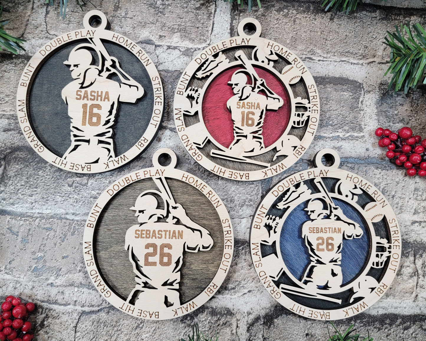 Baseball & Softball & Catcher - Sports Ornaments