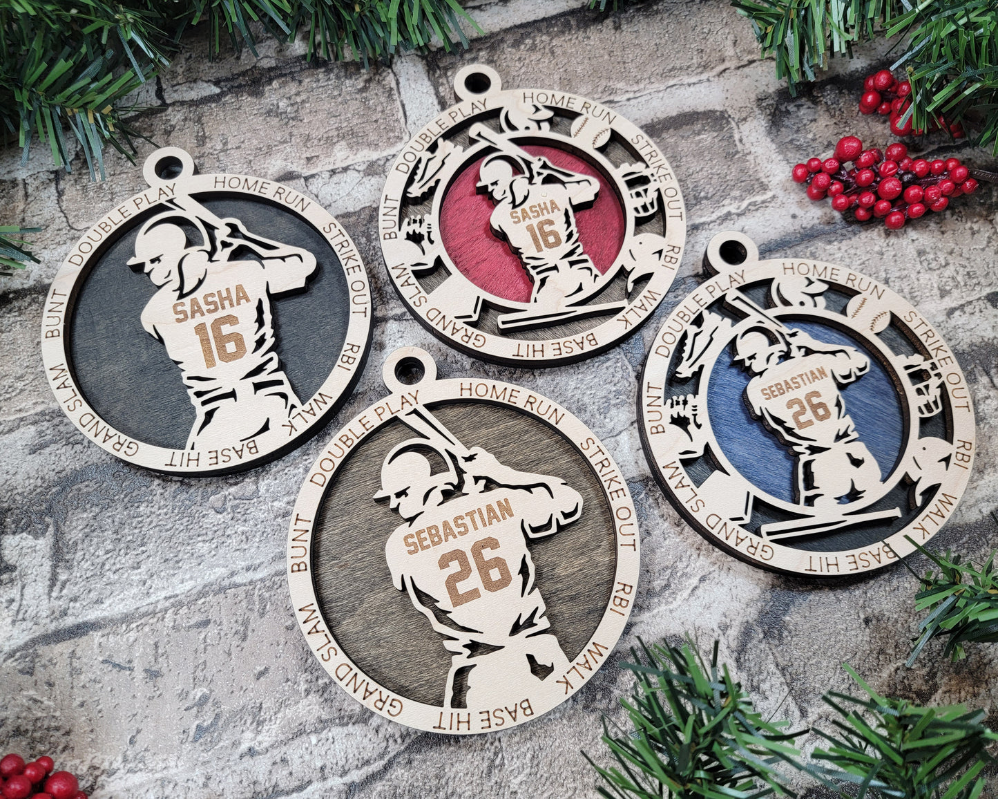 Baseball & Softball & Catcher - Sports Ornaments