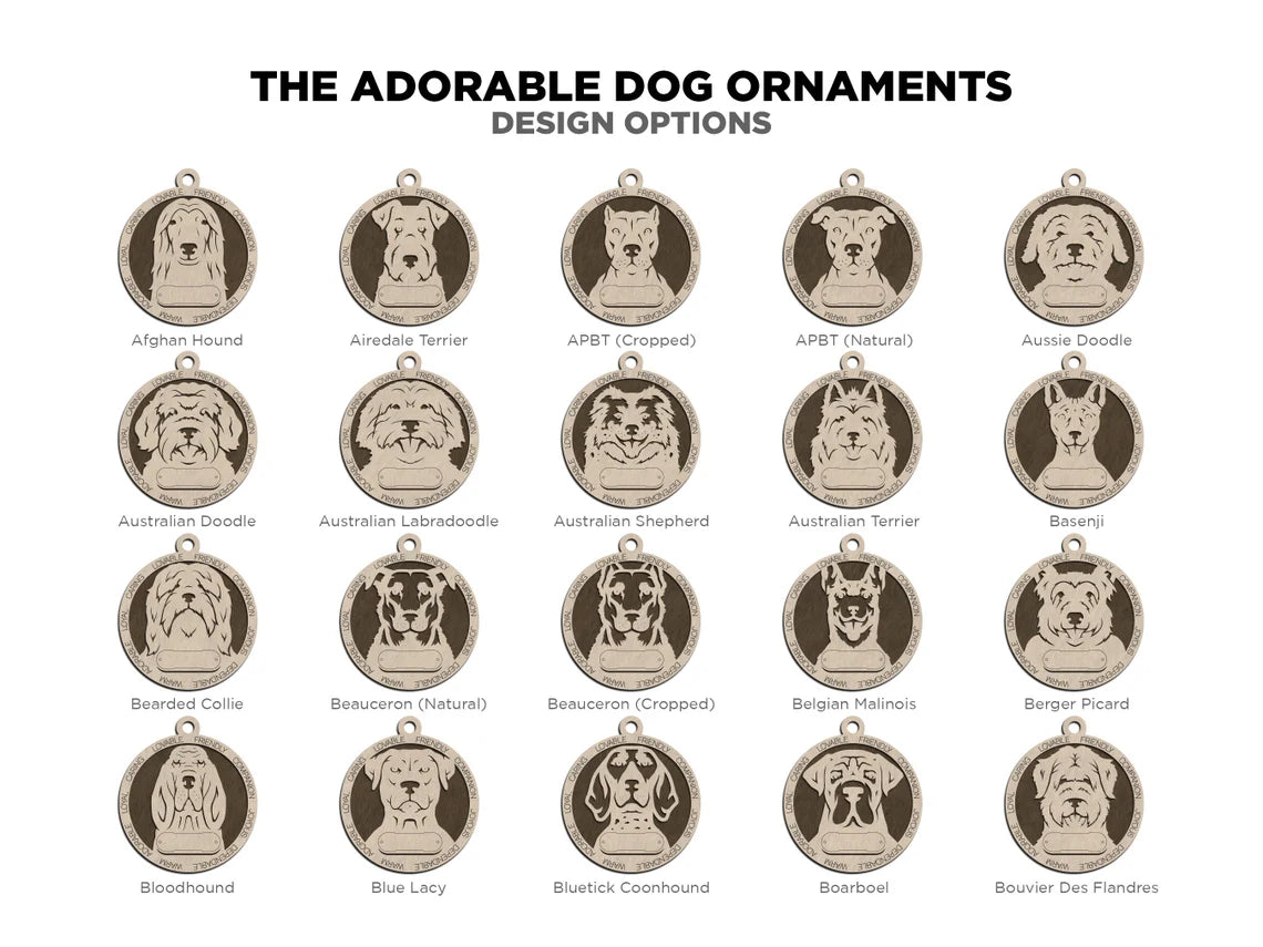 Dog Breed Ornaments
