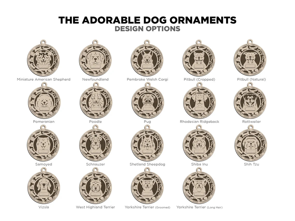 Dog Breed Ornaments