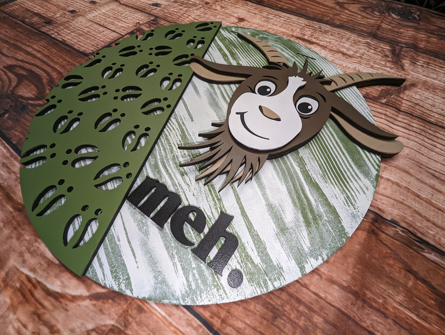 Goat Meh... Door Sign
