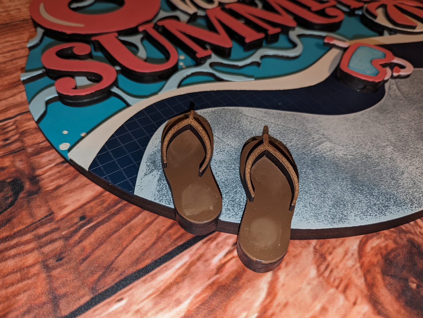 Hello Summer at the Pool or Beachside Door