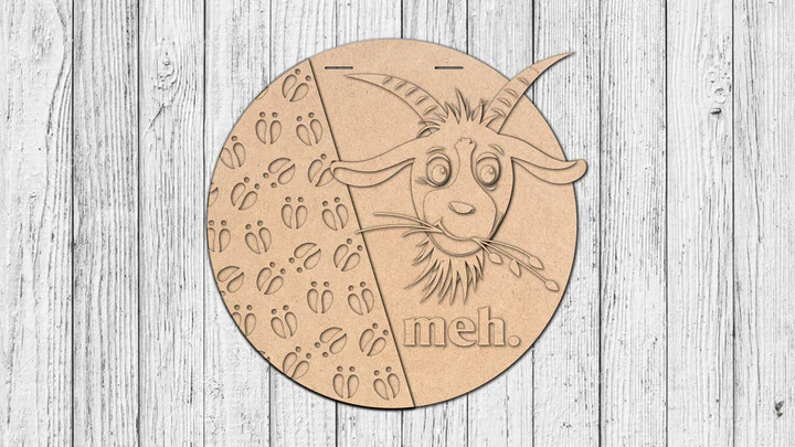Goat Meh... Door Sign