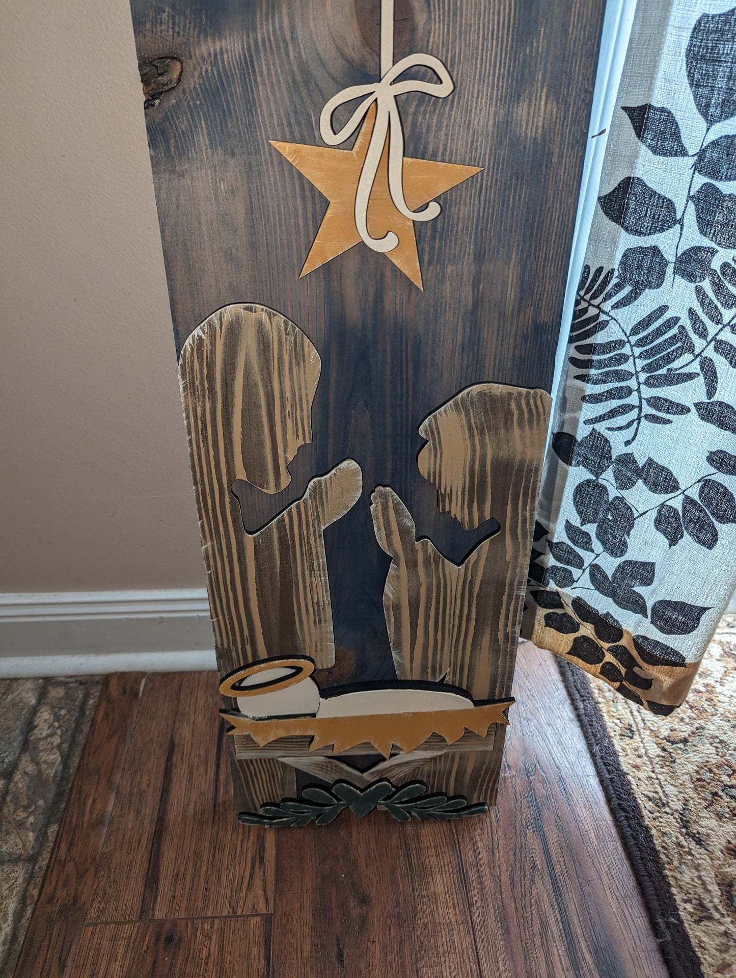 Holy Night Door Leaner