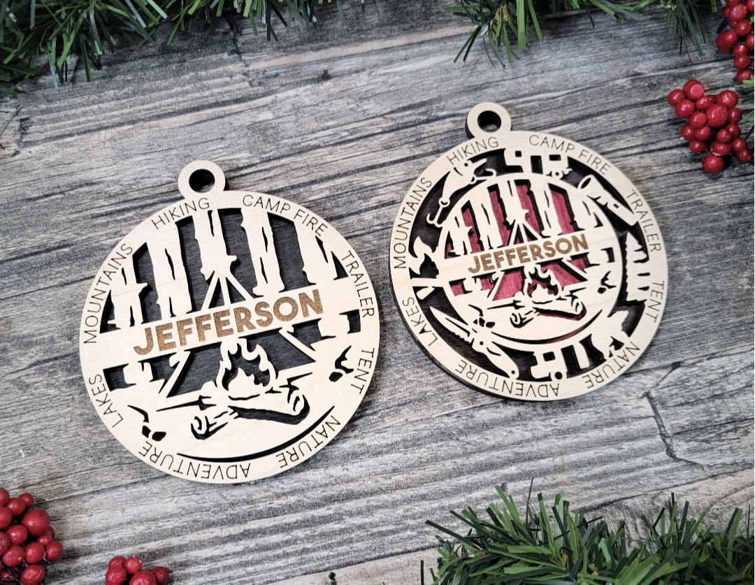 Camping & Hiking - Sports Ornaments