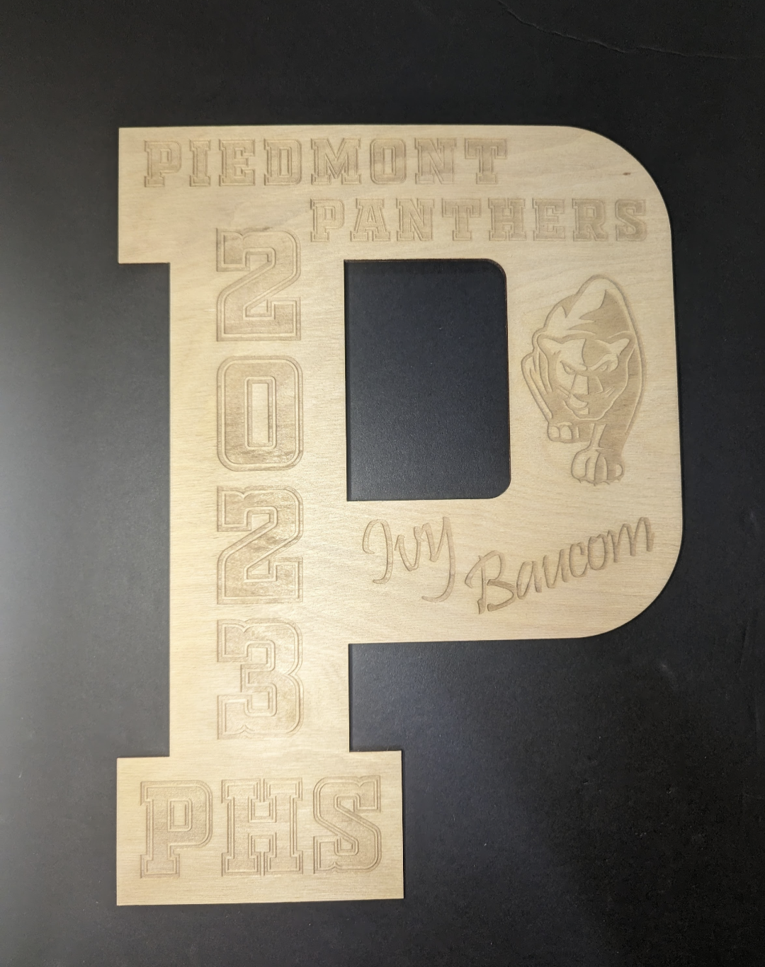 Piedmont High School Sign - PHS