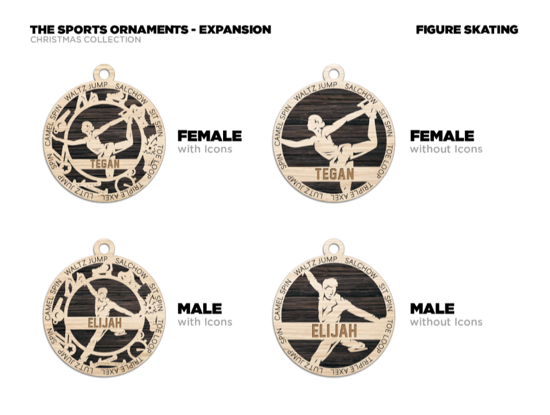 Figure Skating - Sports Ornaments