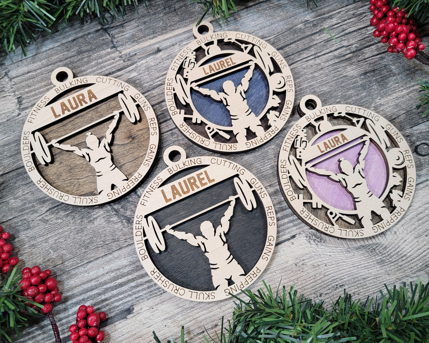 Weight Lifting - Sports Ornaments