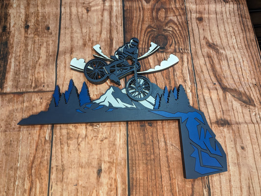 Mountain Bike Door Frame Corner