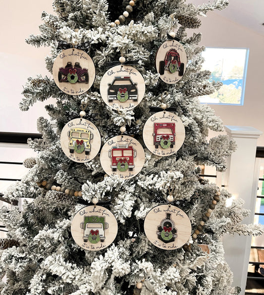 Oh What Fun It Is To Ride - Ornaments
