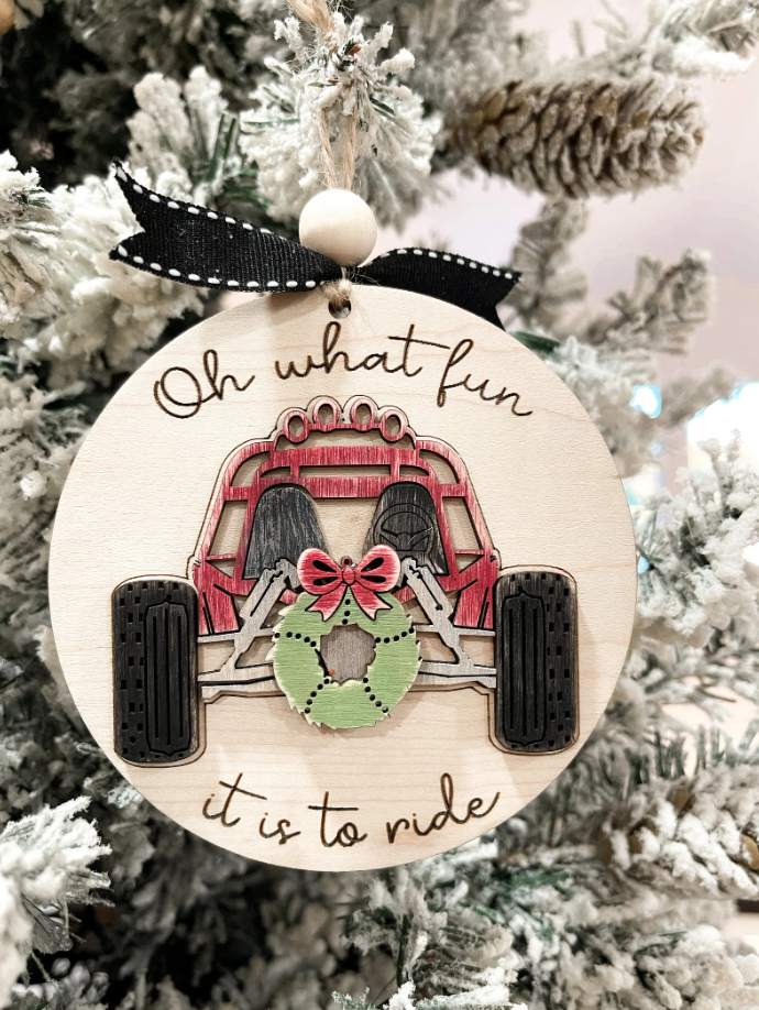 Oh What Fun It Is To Ride - Ornaments