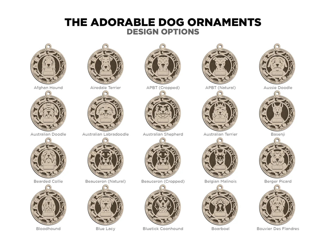 Dog Breed Ornaments