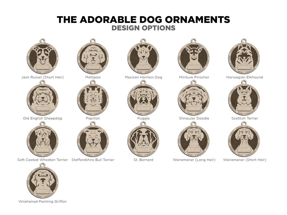 Dog Breed Ornaments