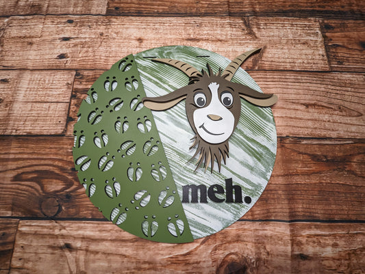 Goat Meh... Door Sign