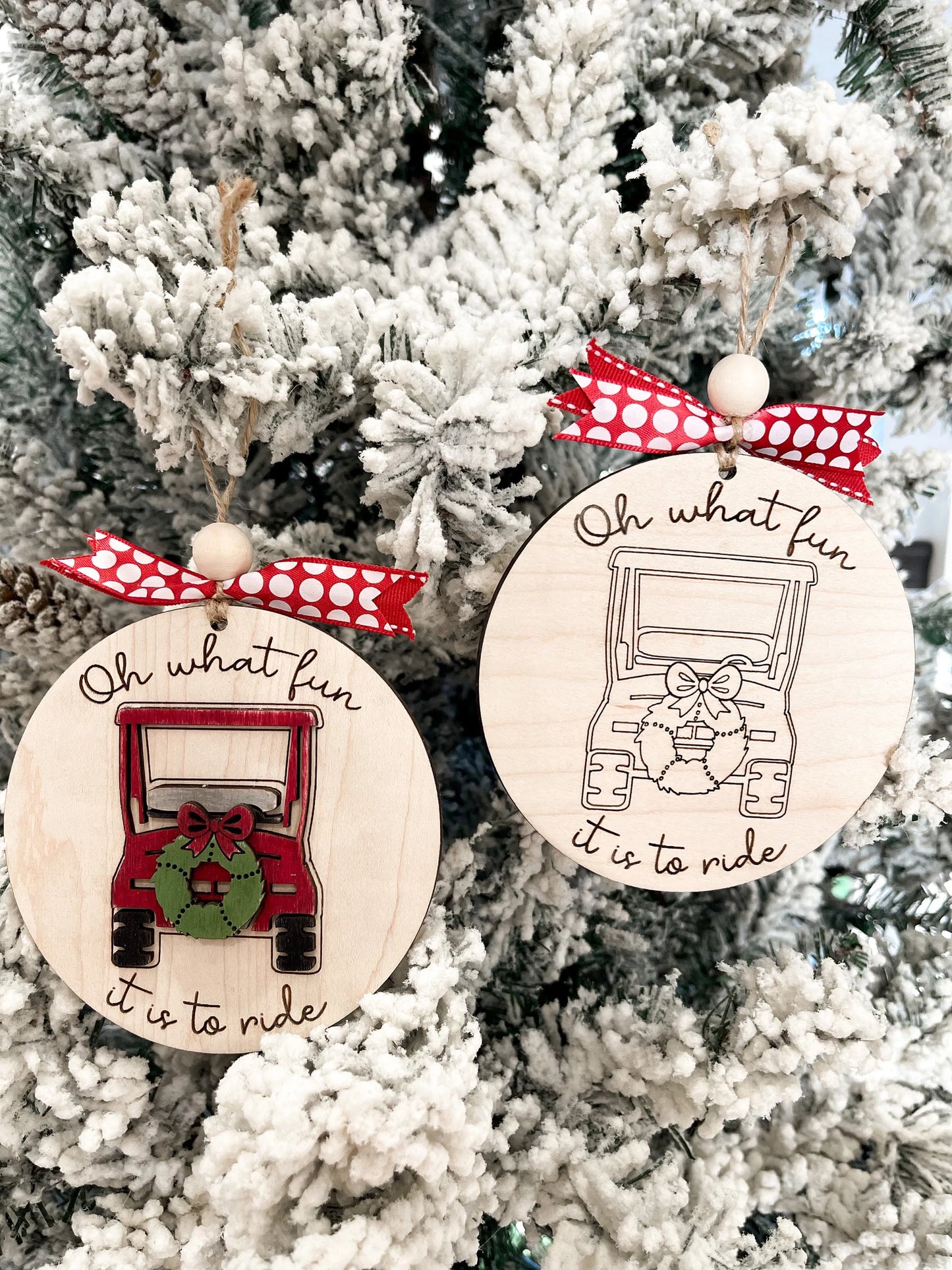 Oh What Fun It Is To Ride - Ornaments