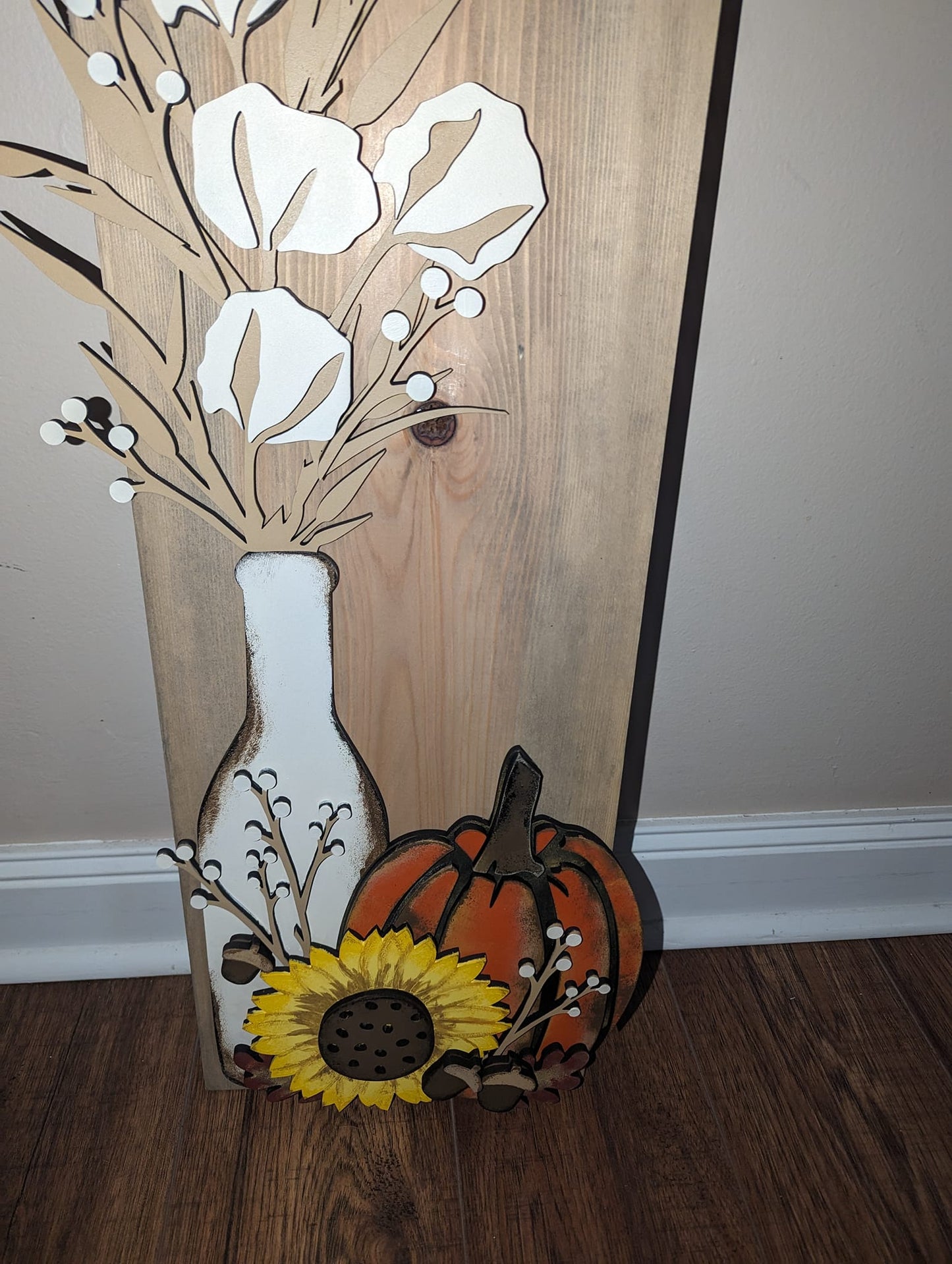 Hello Fall Door Leaner
