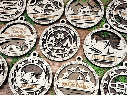 Outdoorsman Christmas Ornament for Campers and RV Christmas Ornament|Great Outdoors Ornaments|RV Christmas Ornament|Explorer Ornament Gift