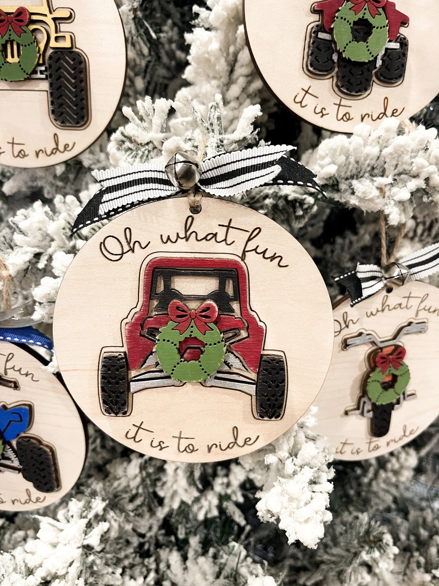 Oh What Fun It Is To Ride - Ornaments