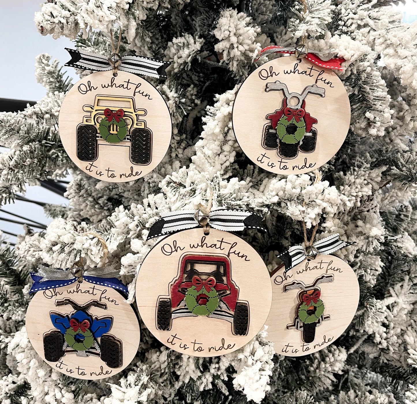 Oh What Fun It Is To Ride - Ornaments