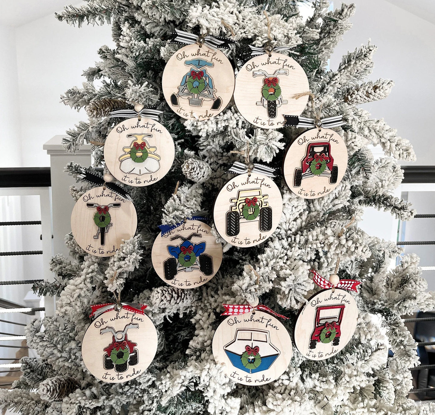 Oh What Fun It Is To Ride - Ornaments