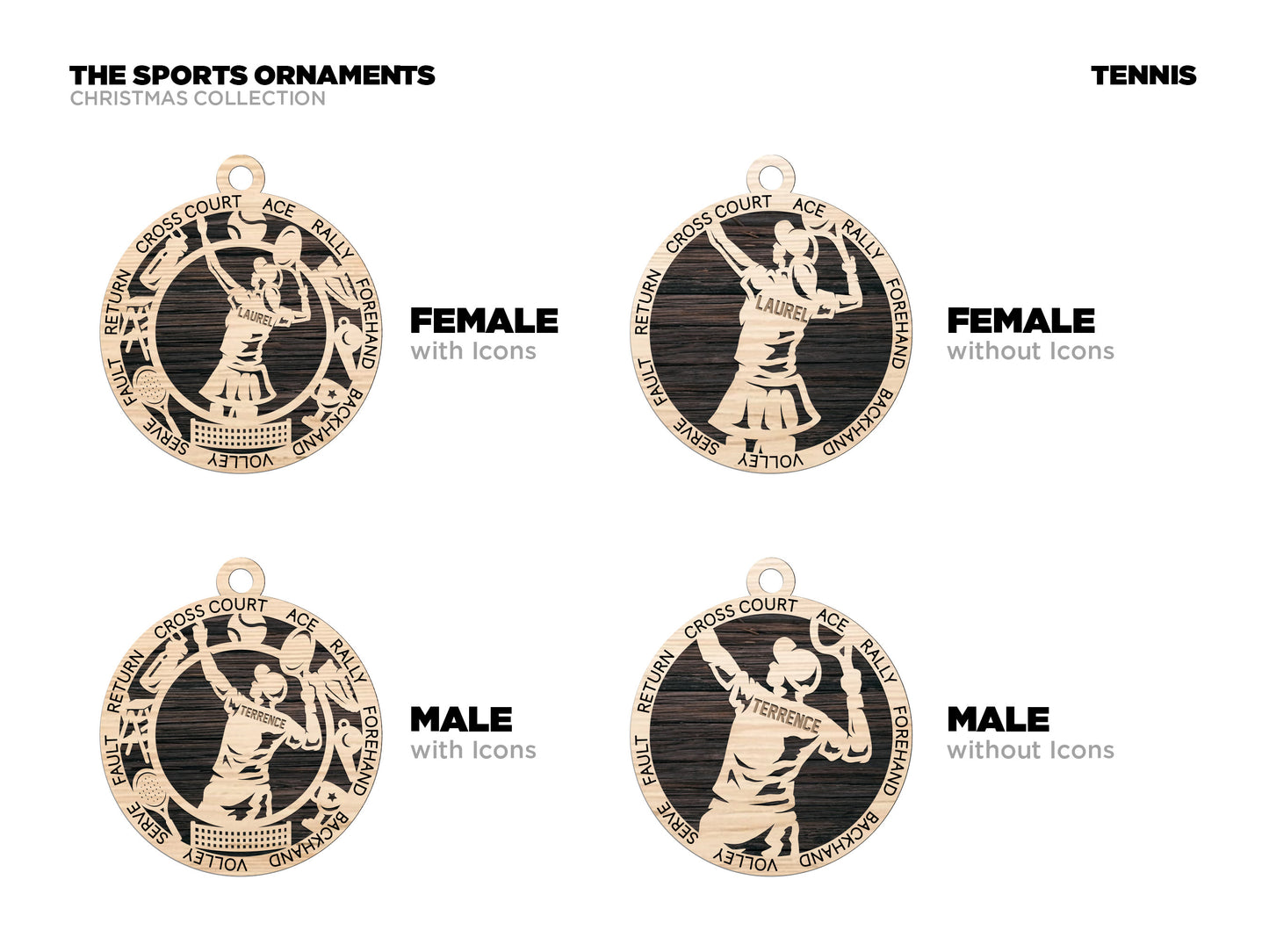 Tennis - Sports Ornaments