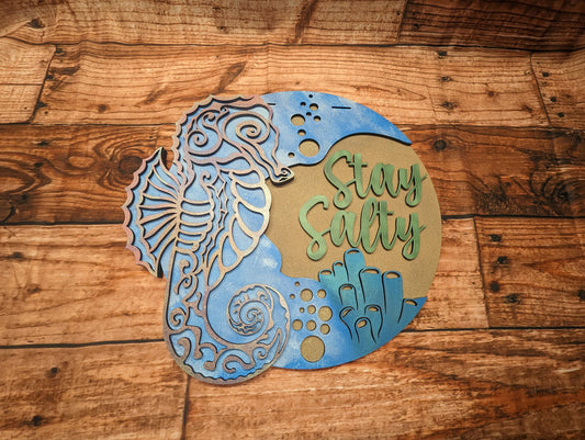 Stay Salty Door Sign
