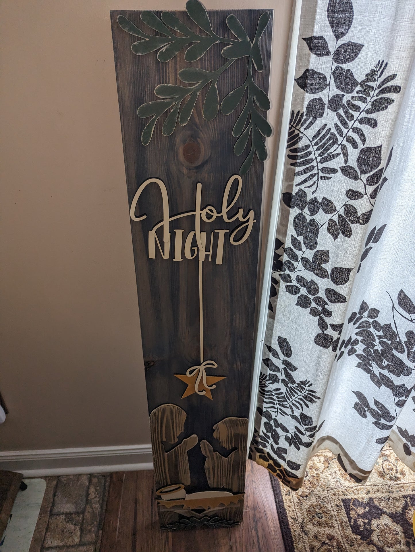 Holy Night Door Leaner