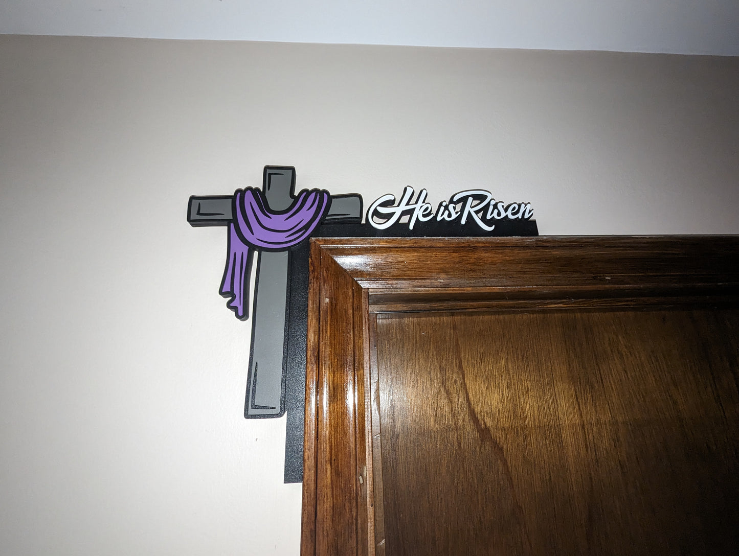 He Is Risen Door Frame Corner