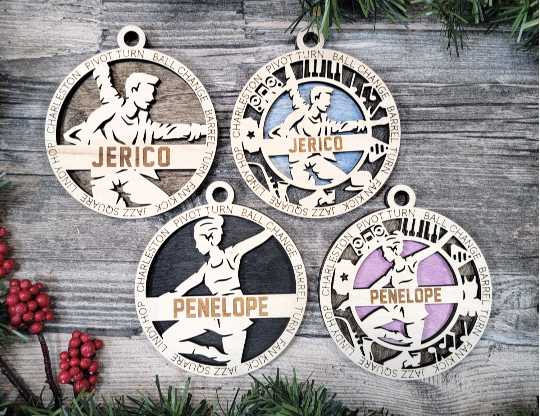 Dance: Ballet, Hip Hop, & Jazz - Sports Ornaments