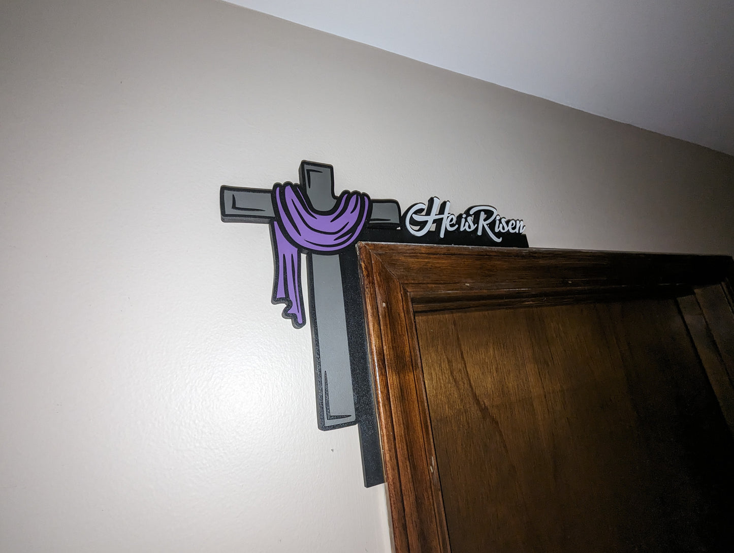 He Is Risen Door Frame Corner