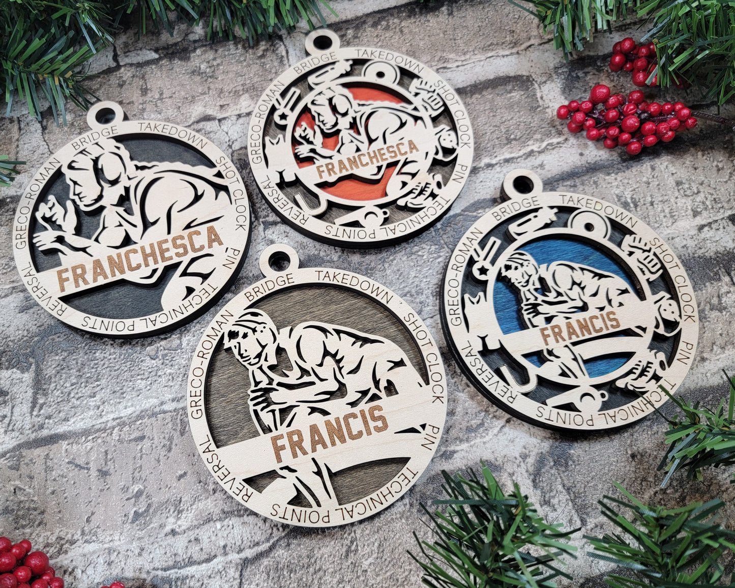Wrestling - Sports Ornaments